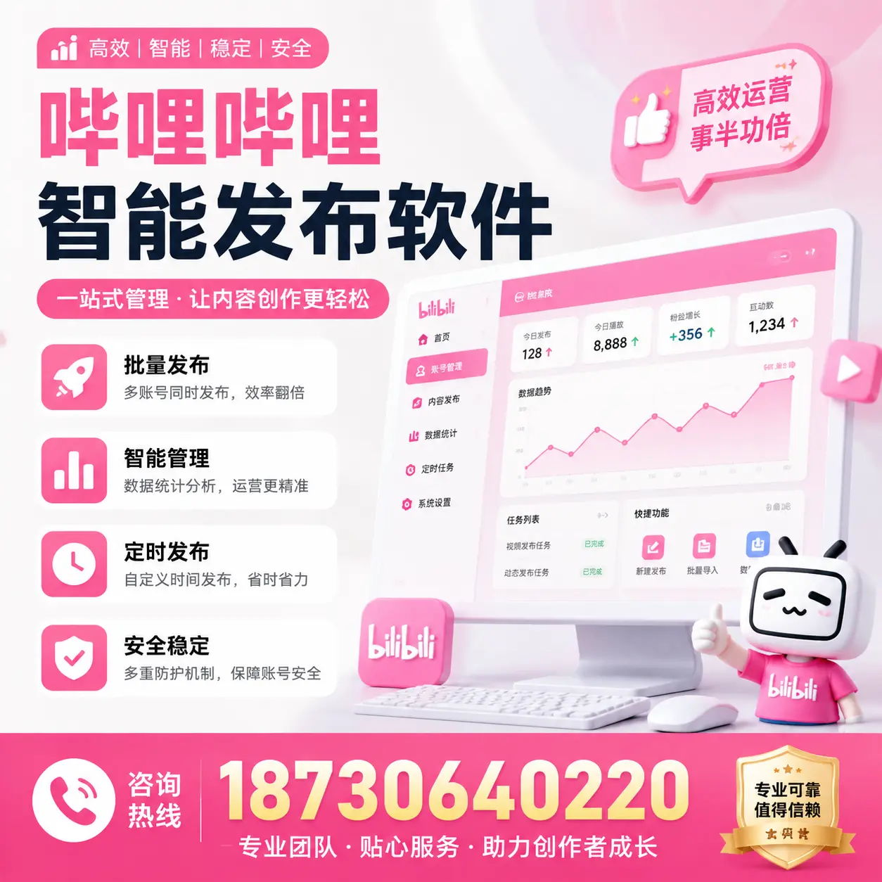 如何评估哔哩哔哩智能发布软件的ROI?汕尾 企业必读