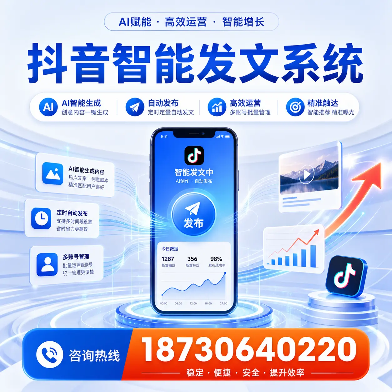 如何通过抖音智能发文系统提升 汕尾 企业的市场竞争力