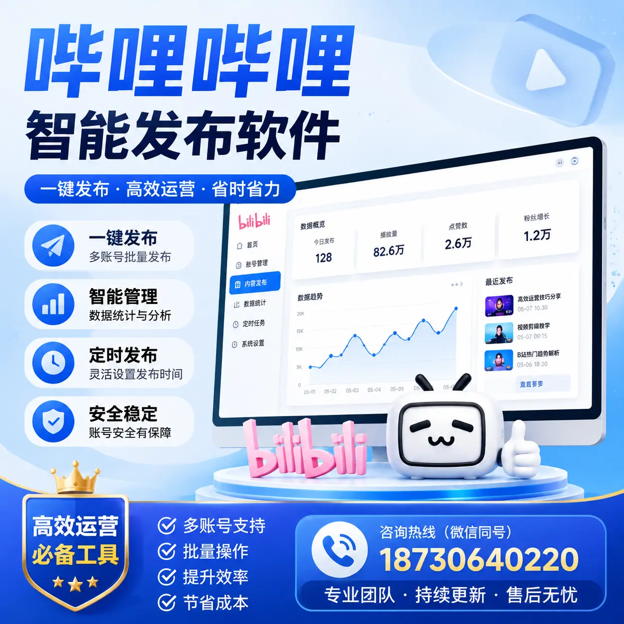 解密哔哩哔哩智能发布软件：功能与优势分析在 汕尾